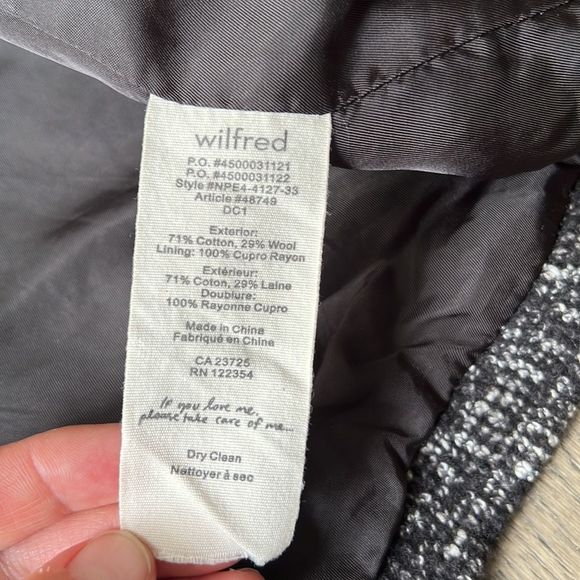 🔥WILFRED🔥 | Black and white tweed park jacket blazer - Picture 8 of 16